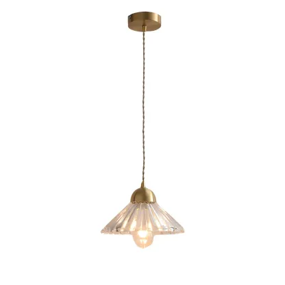 Modern Clear Glass Cluster Cone Pendant Light for Living Room Image - 8