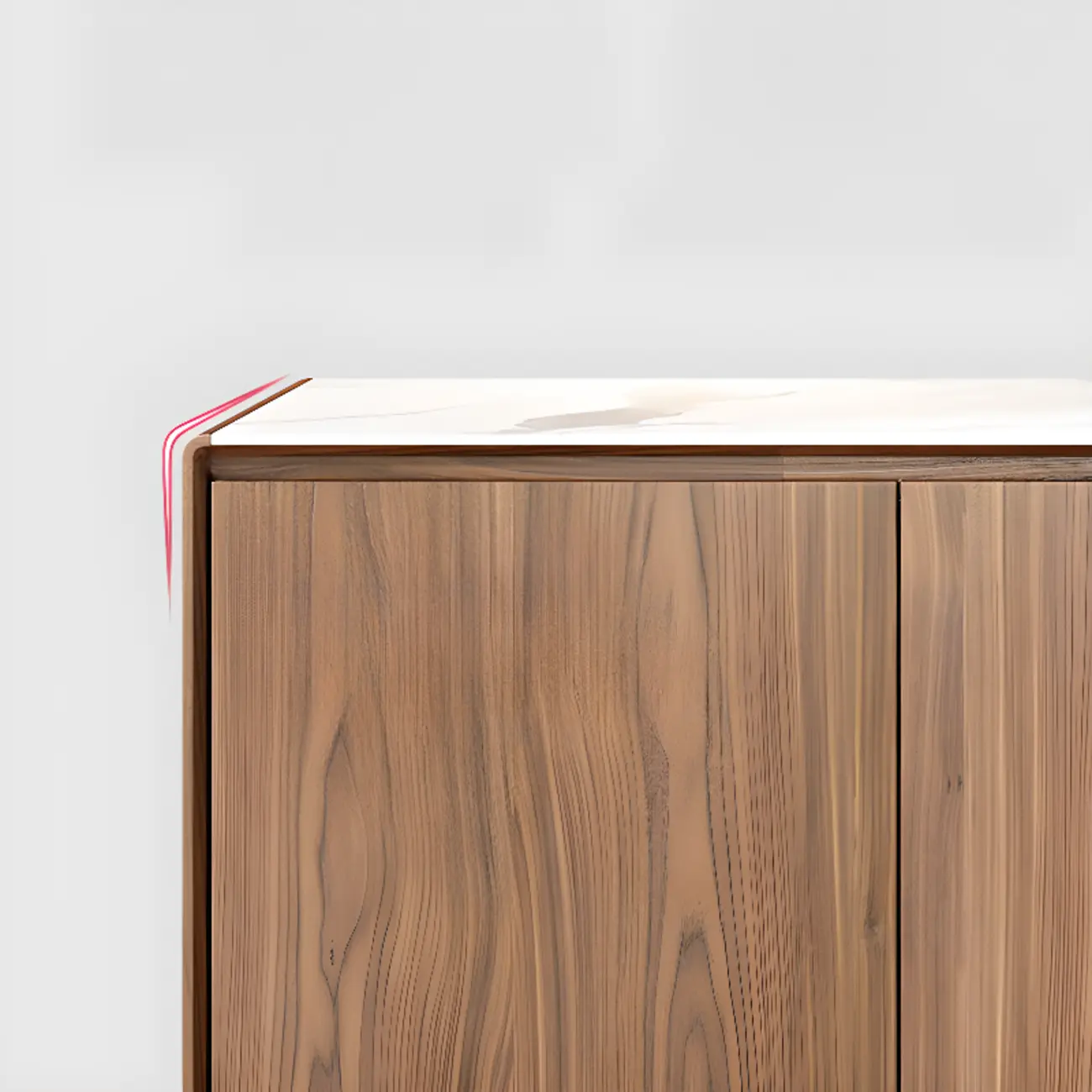 Wooden Accent Cabinet for with 3 Drawers & 2 Enclosed Doors Image - 12 | homeyfad