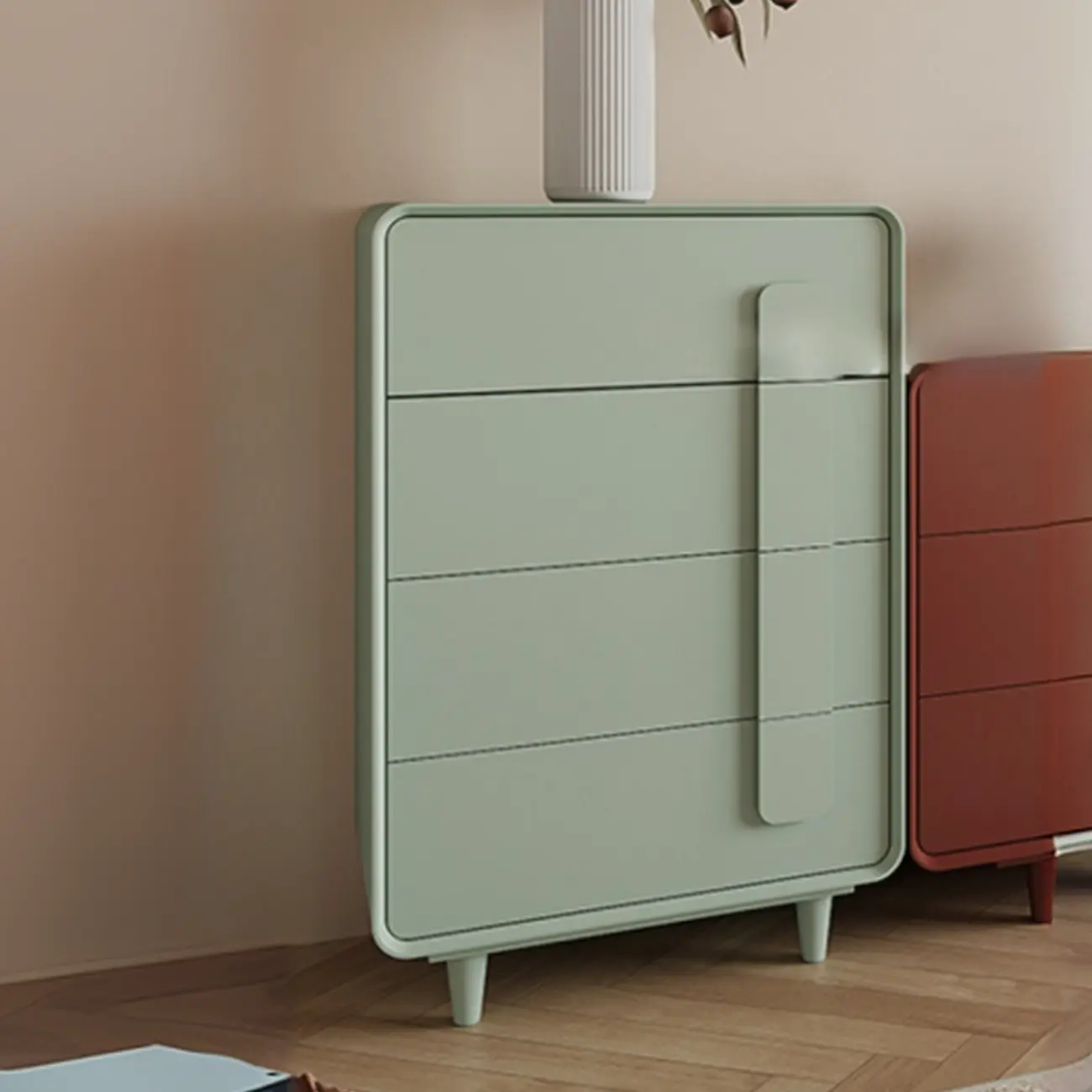 Modern Green Storage Cabinet with Different Size for Indoor Image - 2 | homeyfad