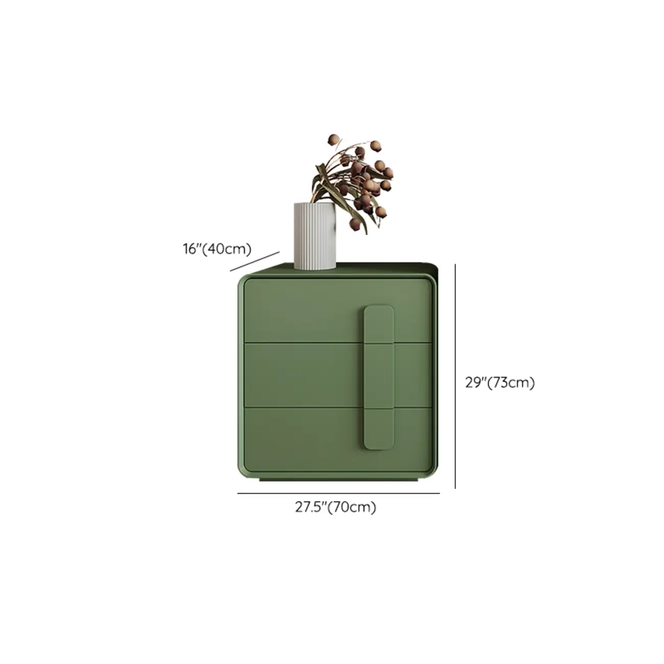 Modern Green Storage Cabinet with Different Size for Indoor #size