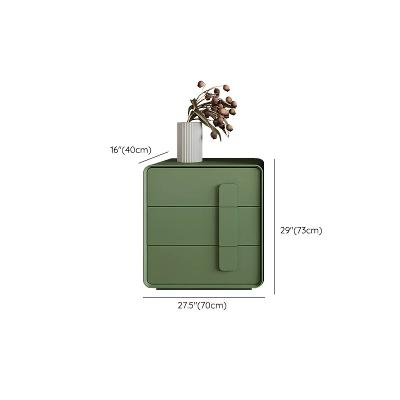 Modern Green Storage Cabinet with Different Size for Indoor #size