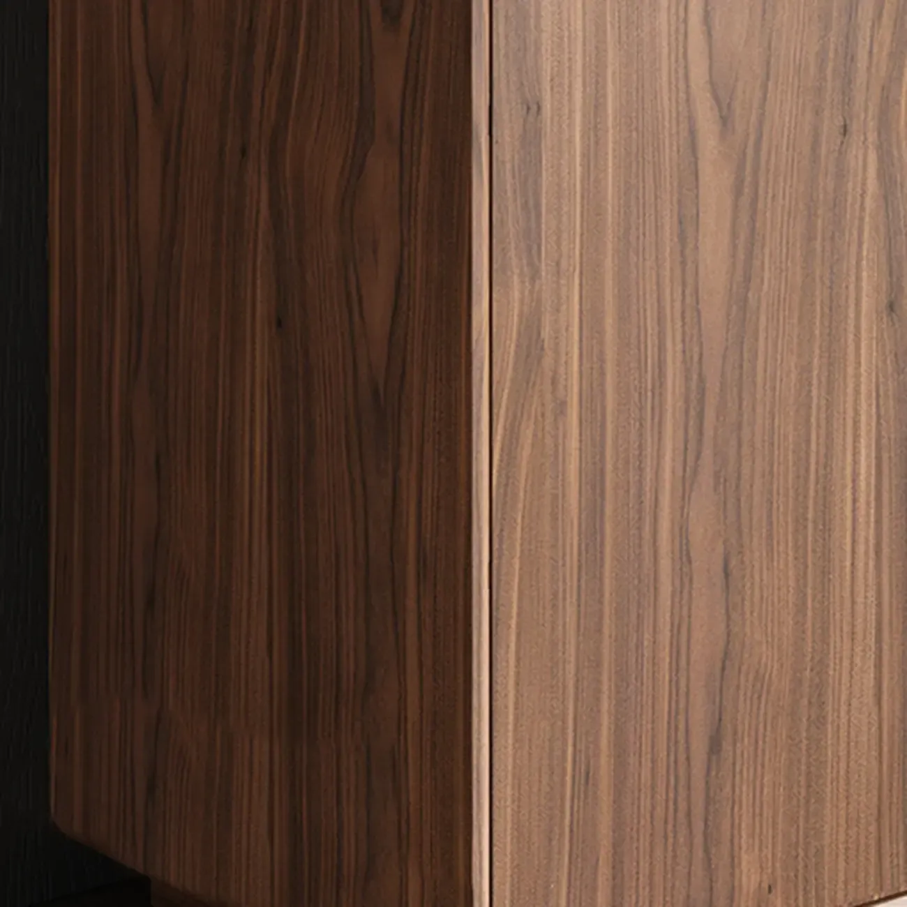 Large Cocoa Wooden Storage Cabinet with Drawers & Doors Image - 8