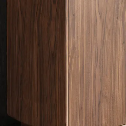 Large Cocoa Wooden Storage Cabinet with Drawers & Doors Image - 8