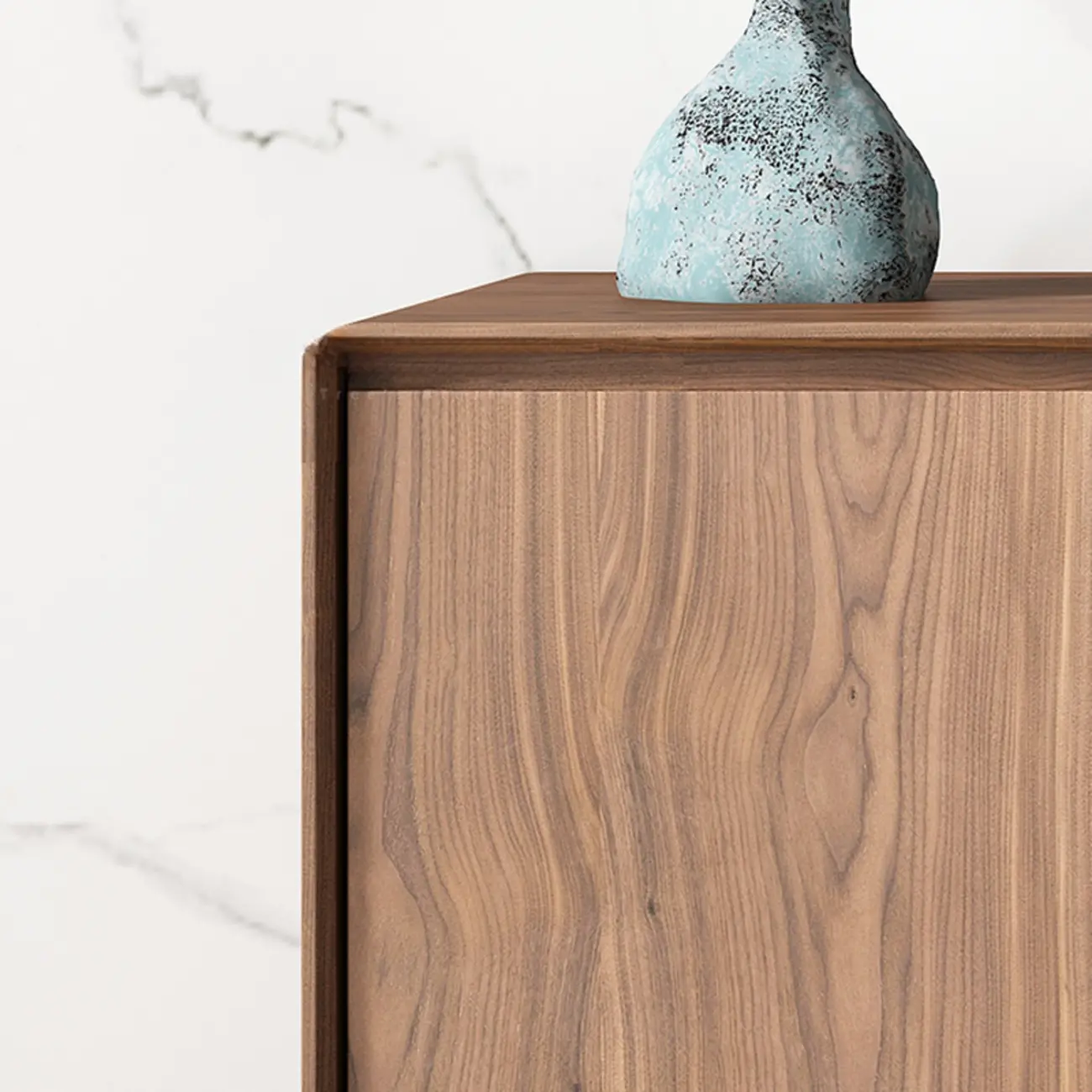 Large Cocoa Wooden Storage Cabinet with Drawers & Doors Image - 9 | homeyfad