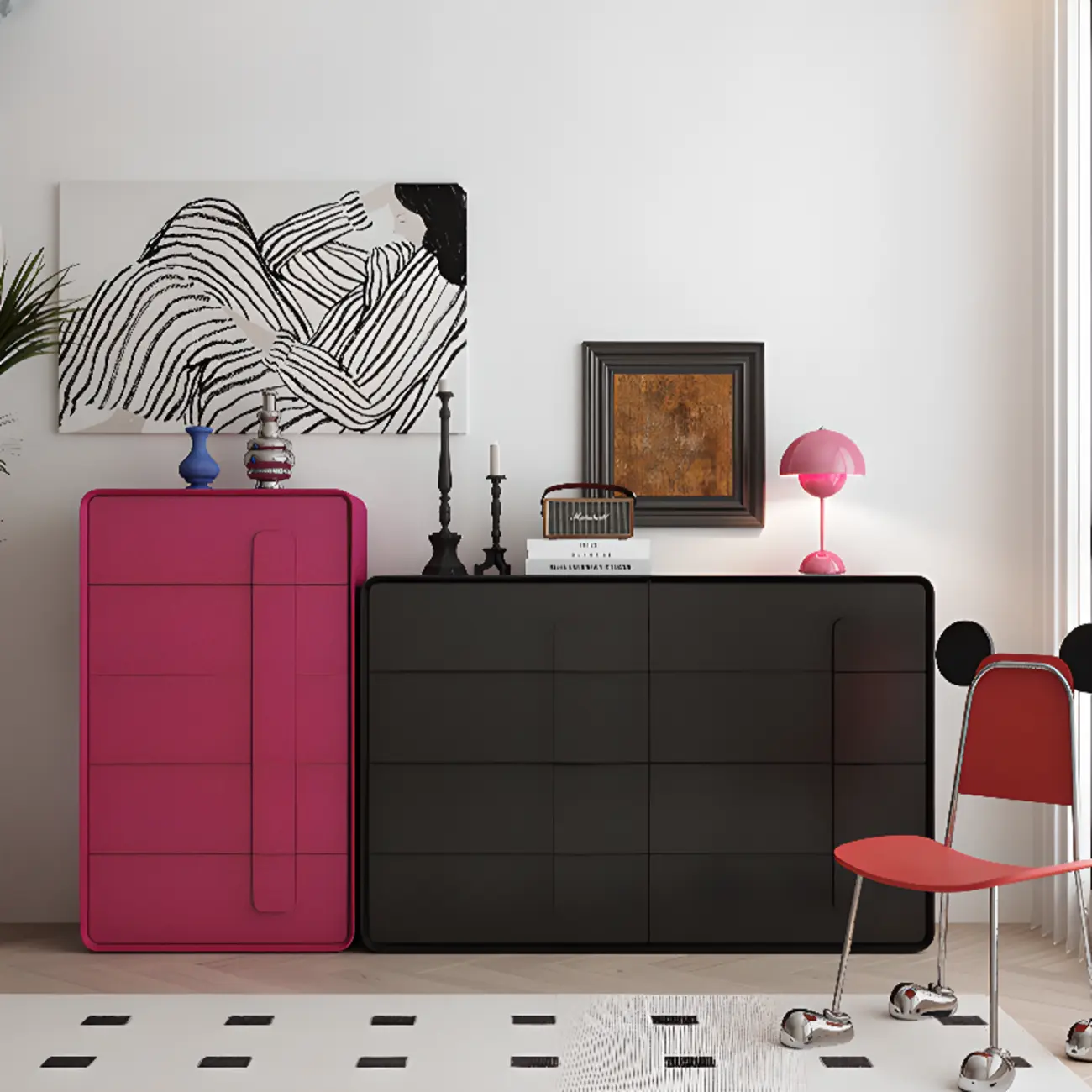 Standard 	Free-Standing Accent Chest with Stylish Appearence Image - 1 | homeyfad