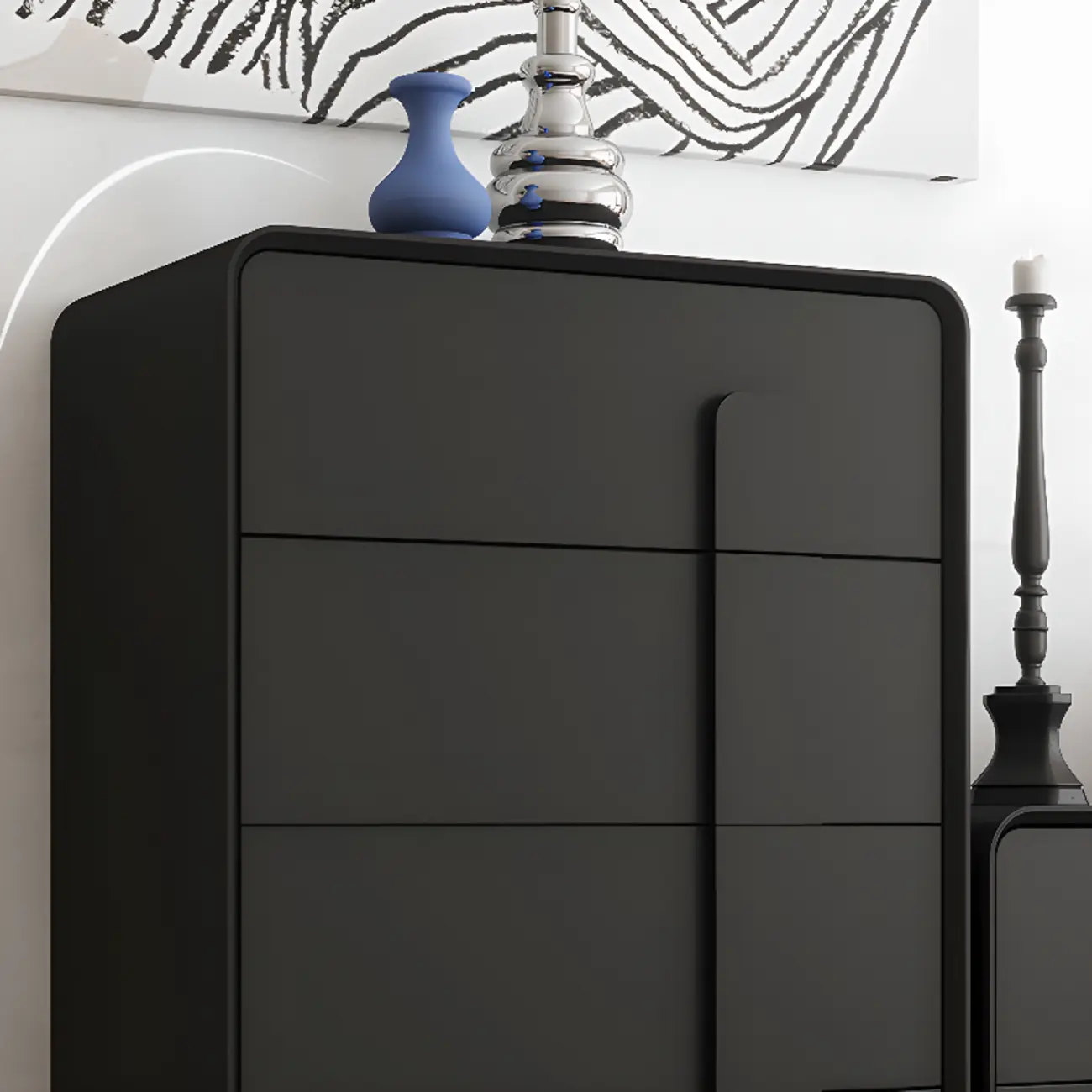 Standard 	Free-Standing Accent Chest with Stylish Appearence Image - 10 | homeyfad