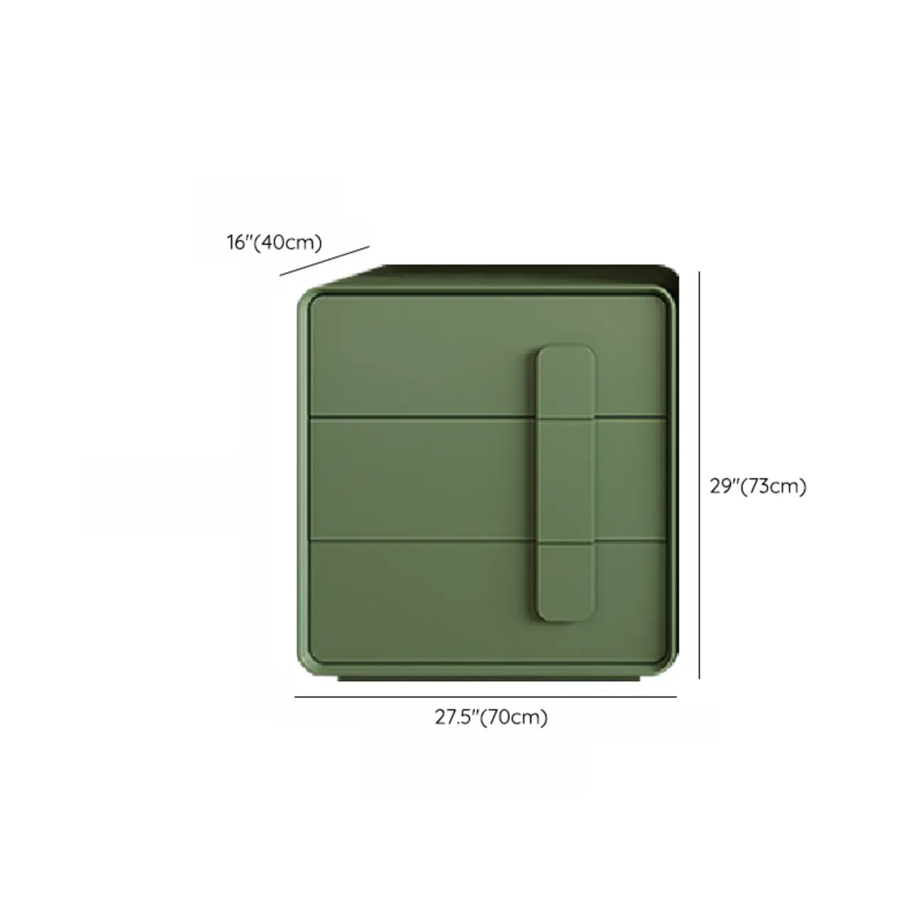 Standard 	Free-Standing Accent Chest with Stylish Appearence #size