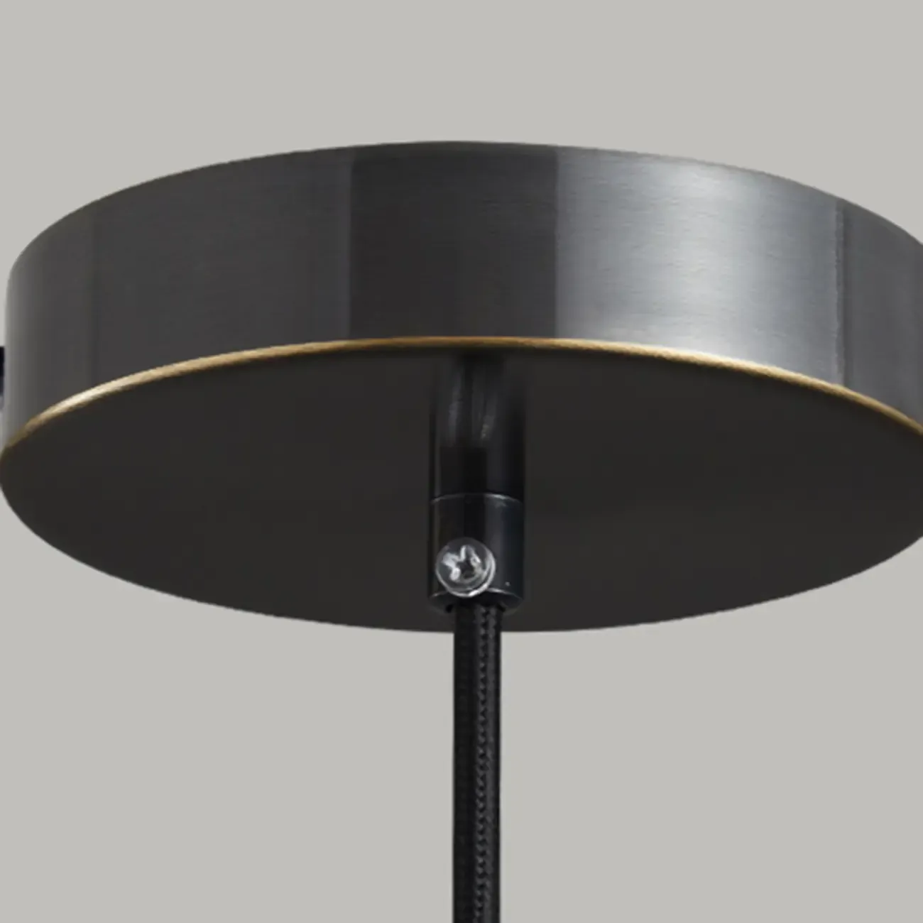 Modern White Glass Drum Pendant Light for Bedroom Image - 10