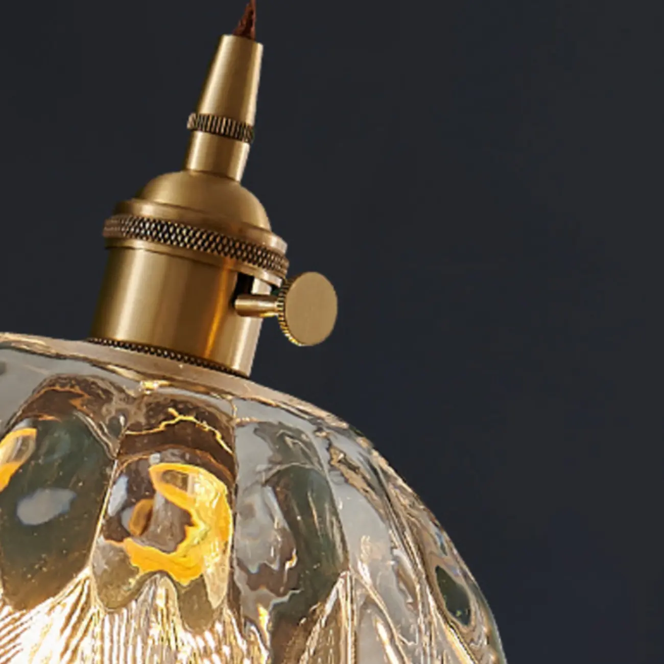 Vintage Blooming Floral Glass Pendant Light for Decor Image - 7 | homeyfad