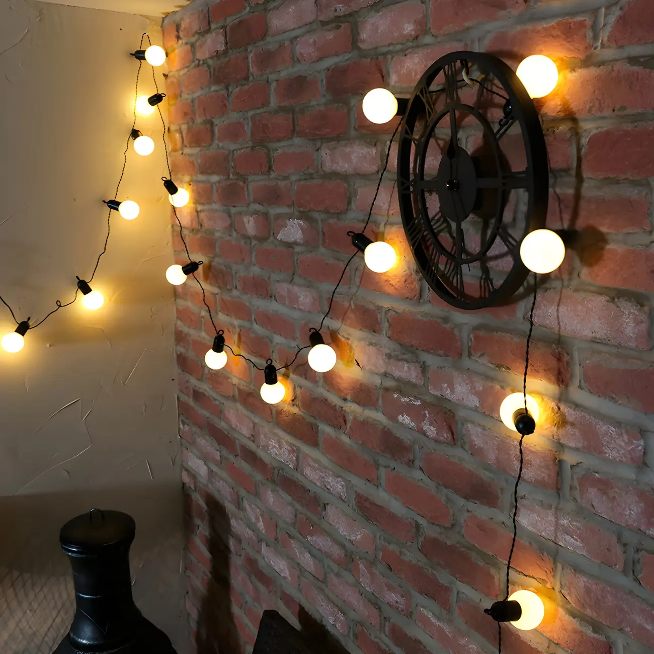 Warmly Solar Powered Bulb String Lights for Outdoor Patio Image - 1 | homeyfad