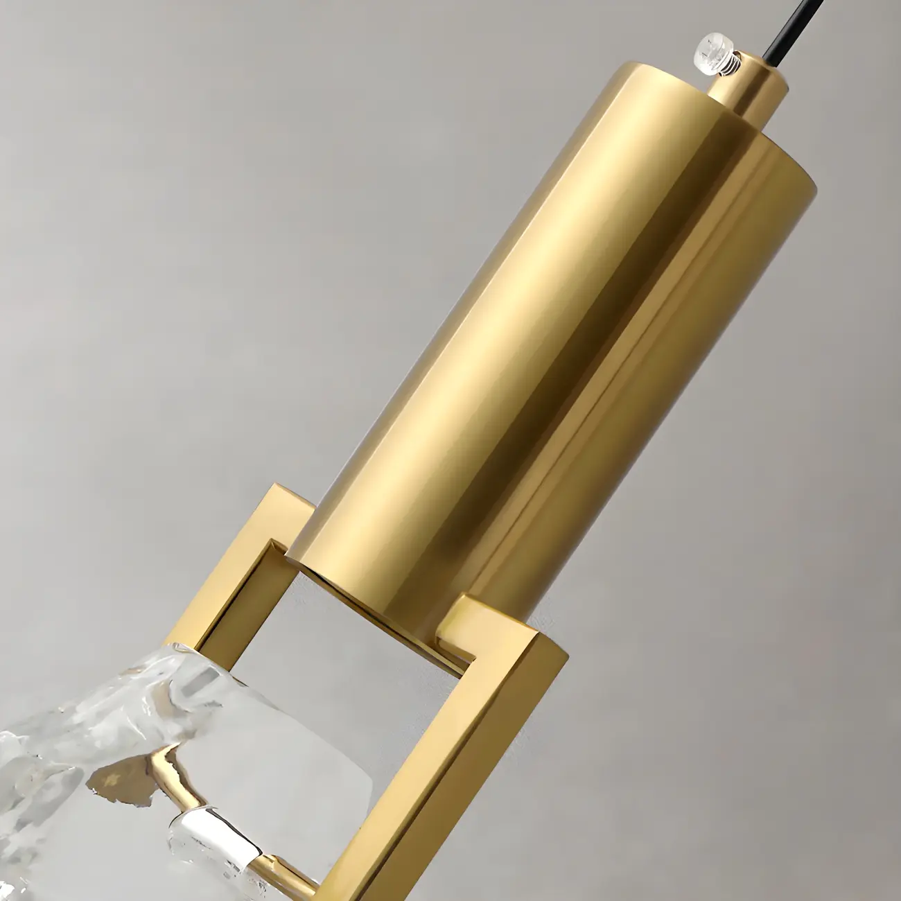 Modern Crystal Textured Pendant Light for Living Room Image - 7 | homeyfad