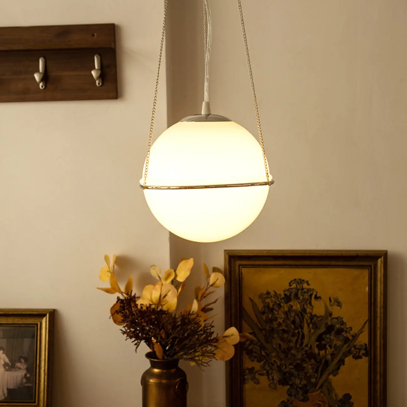 Natural Cylinder Wood Pendant Light for Living Room. Image - 3 | homeyfad