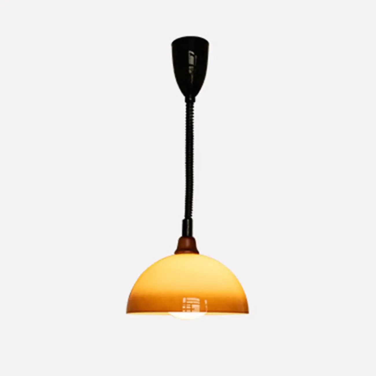 Natural Cylinder Wood Pendant Light for Living Room. Image - 11