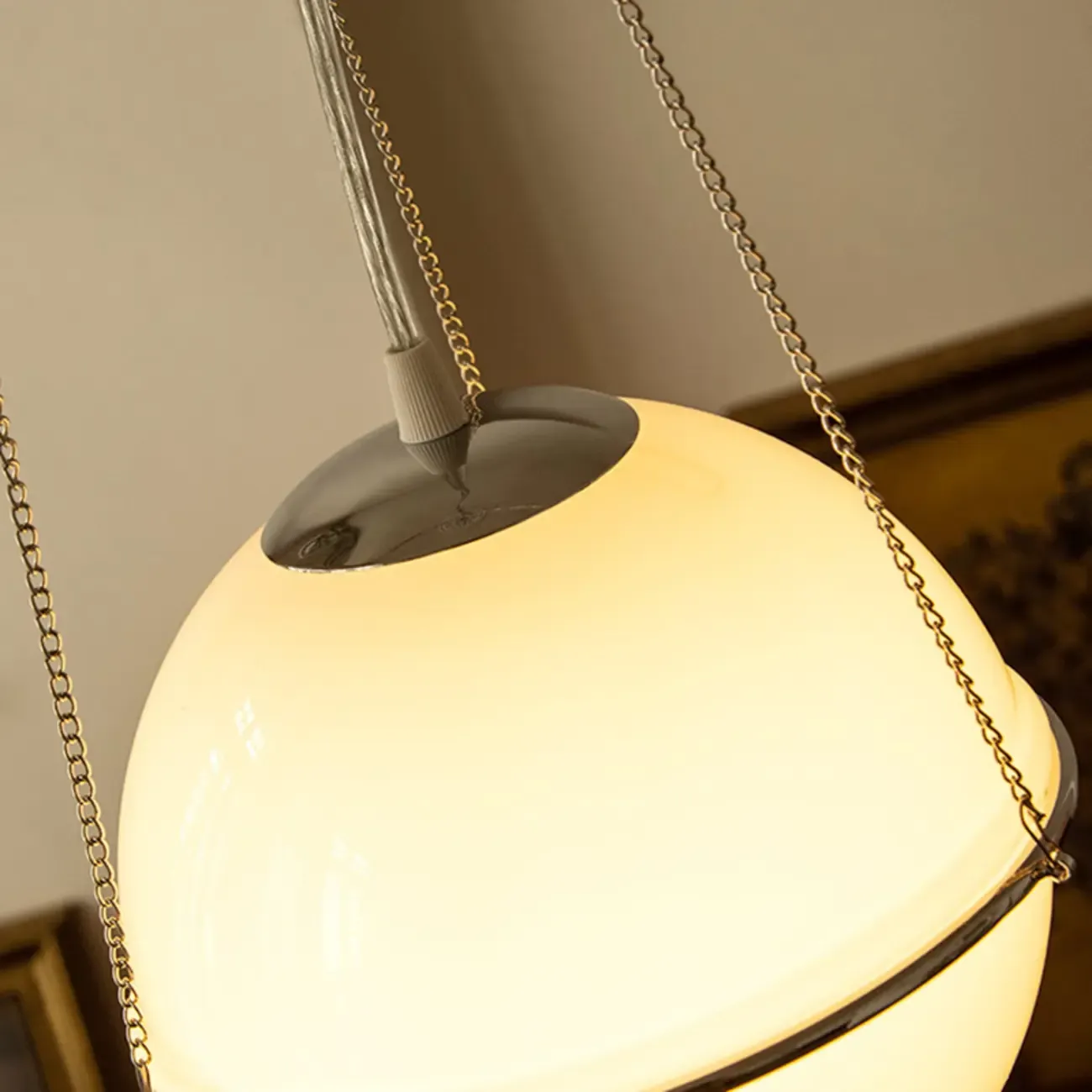 Natural Cylinder Wood Pendant Light for Living Room. Image - 14