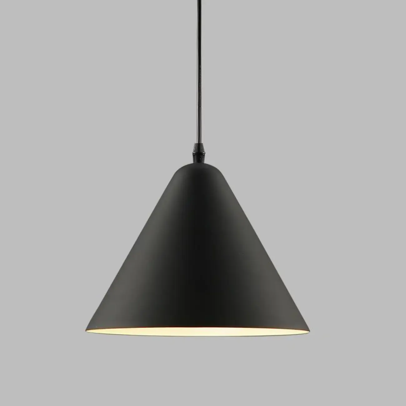 Minimalist Aluminum Colorful Cone Pendant Lamp Image - 2