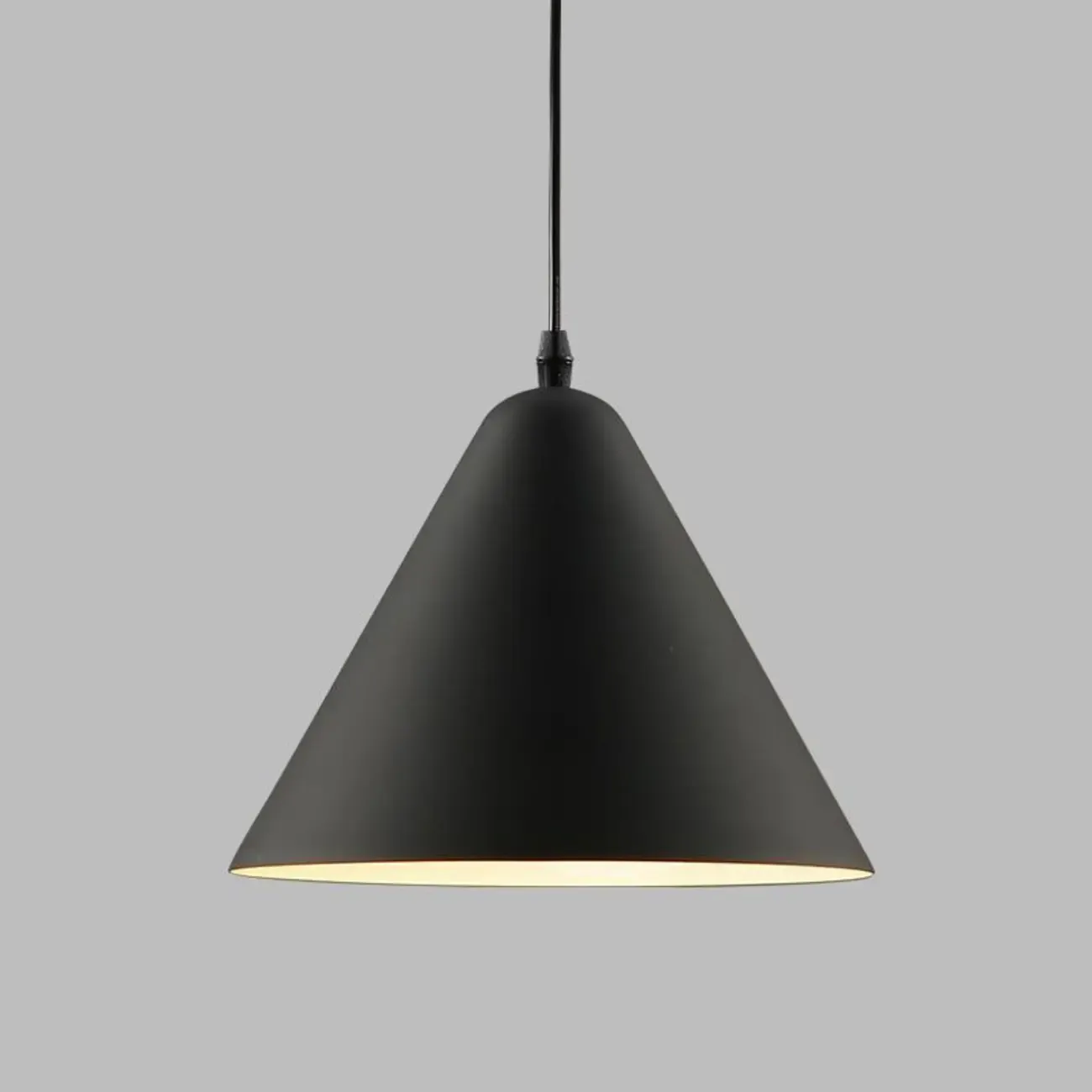 Minimalist Aluminum Colorful Cone Pendant Lamp Image - 3