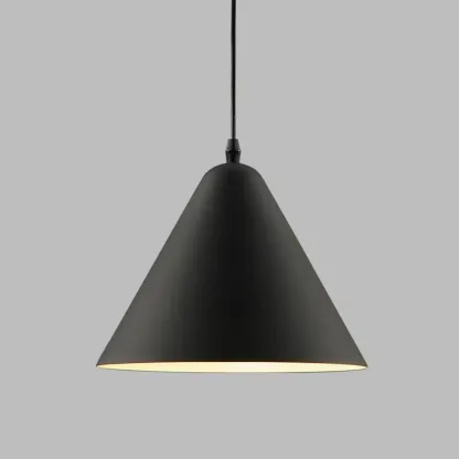 Minimalist Aluminum Colorful Cone Pendant Lamp Image - 3