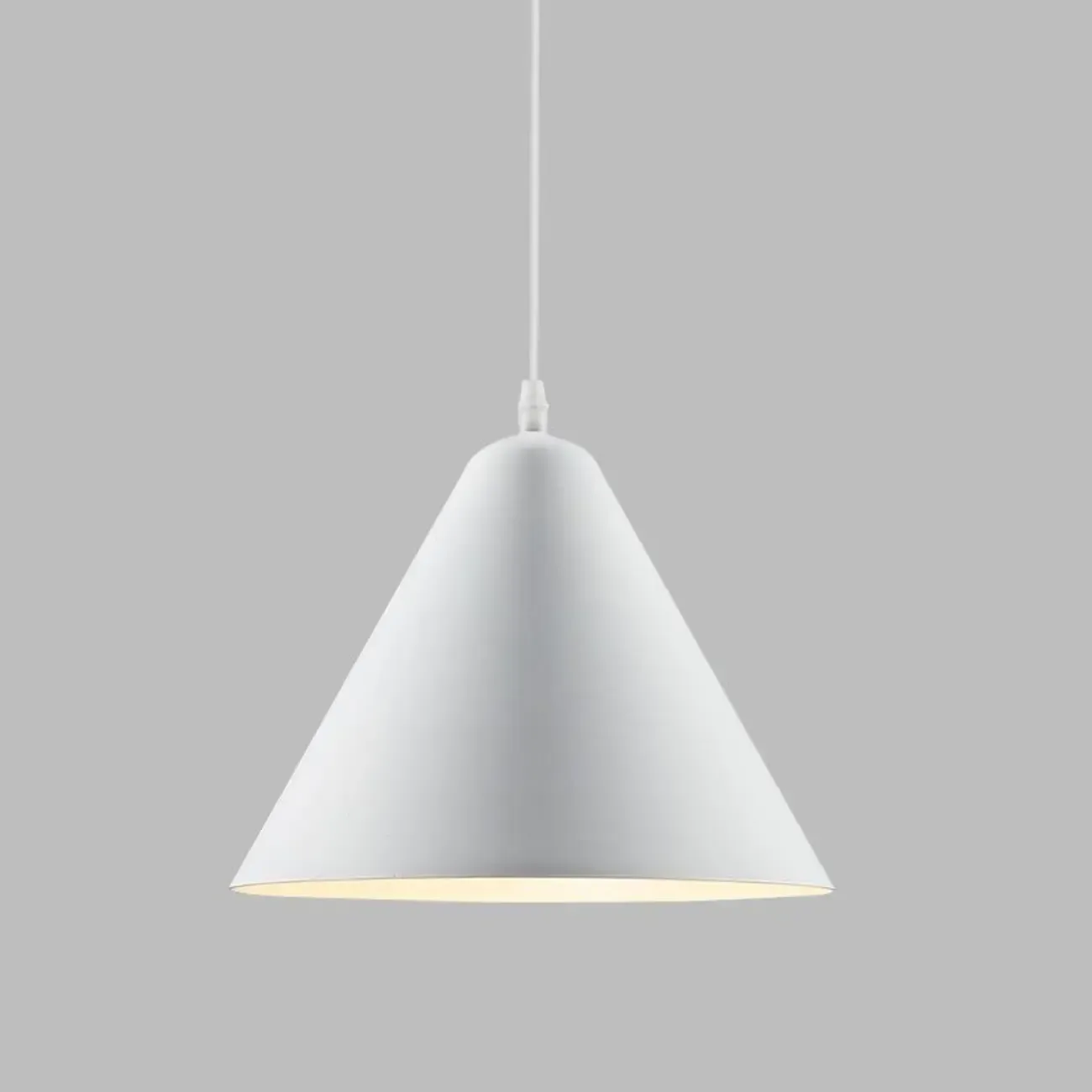Minimalist Aluminum Colorful Cone Pendant Lamp Image - 12