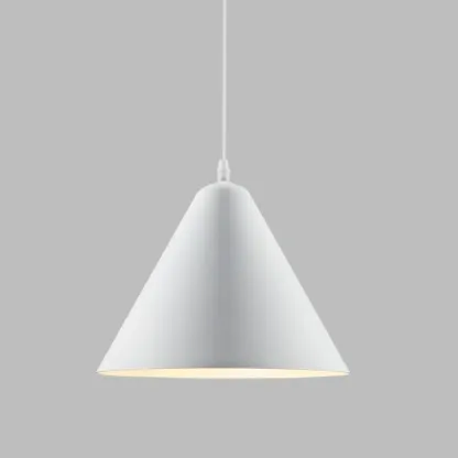 Minimalist Aluminum Colorful Cone Pendant Lamp Image - 12
