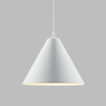 Minimalist Aluminum Colorful Cone Pendant Lamp Image - 13