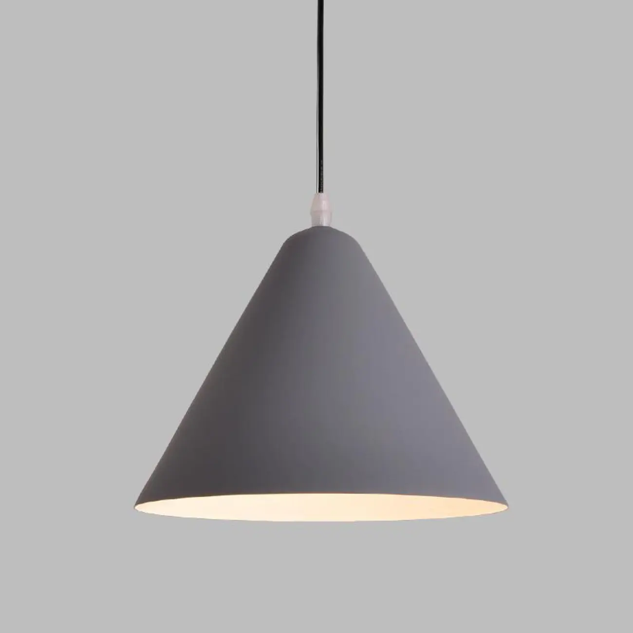 Minimalist Aluminum Colorful Cone Pendant Lamp Image - 16 | homeyfad
