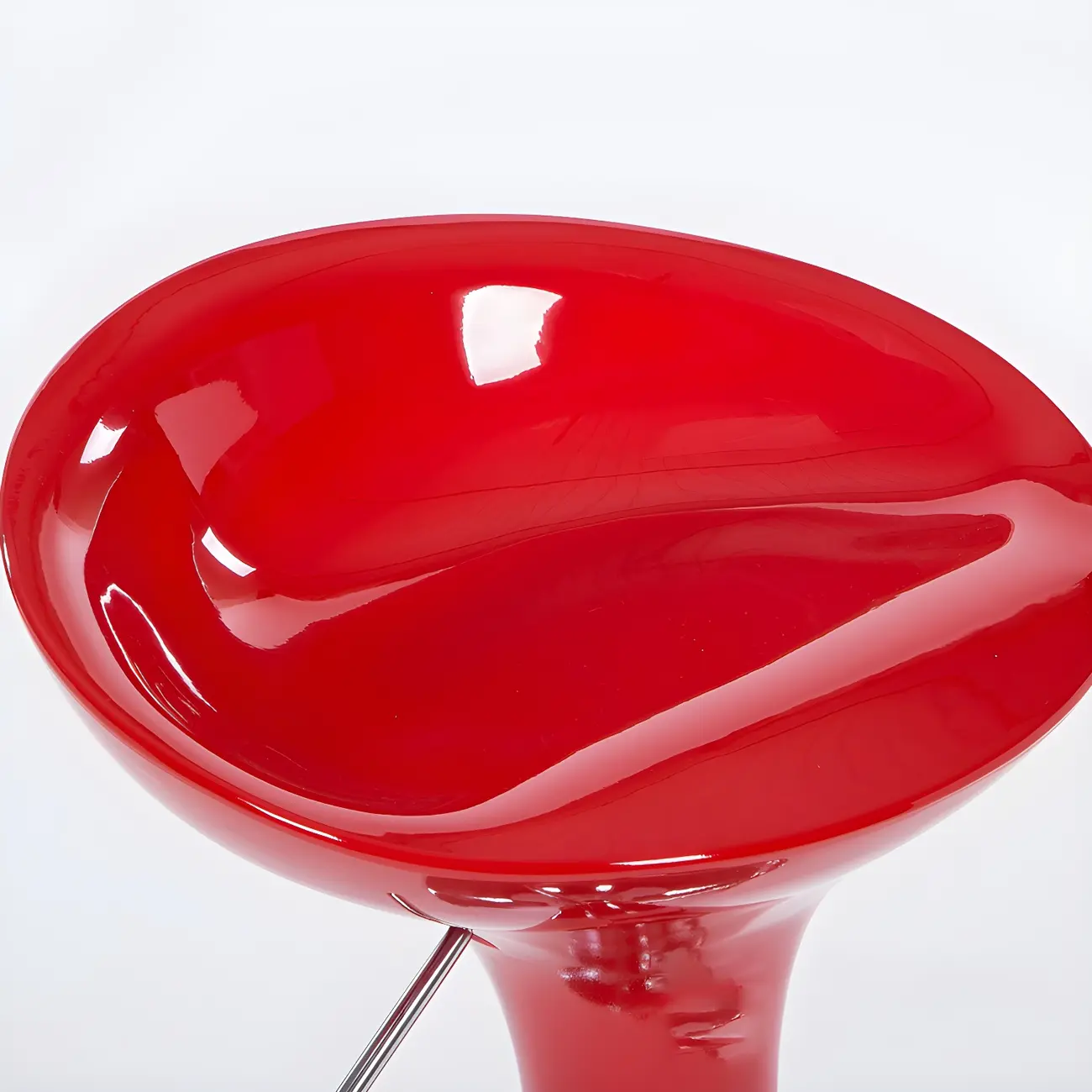 Adjustable Swivel Bar Stools Chrome Kitchen Island Image - 5 | homeyfad