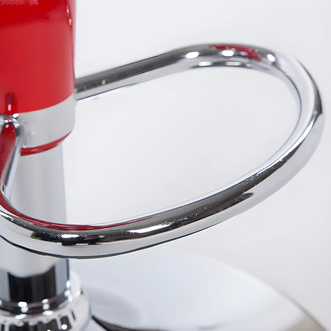 Adjustable Swivel Bar Stools Chrome Kitchen Island Image - 8 | homeyfad