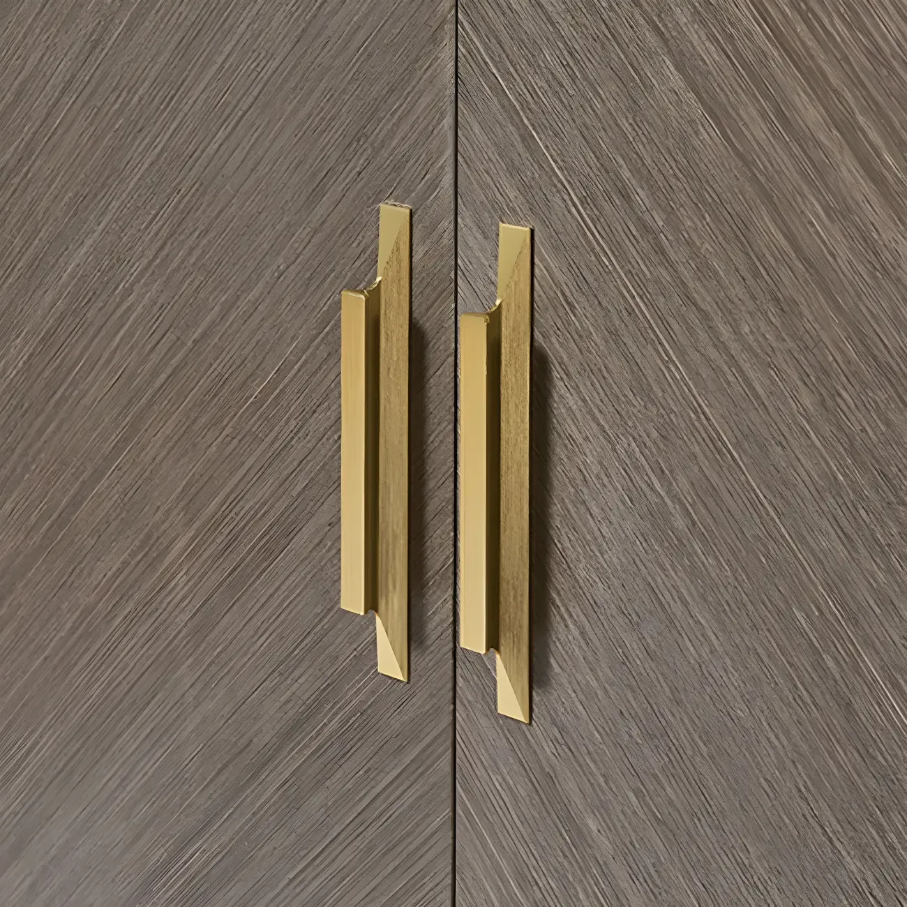 Glam Wooden Sideboard with Drawers & Adjustable Shelves Image - 8