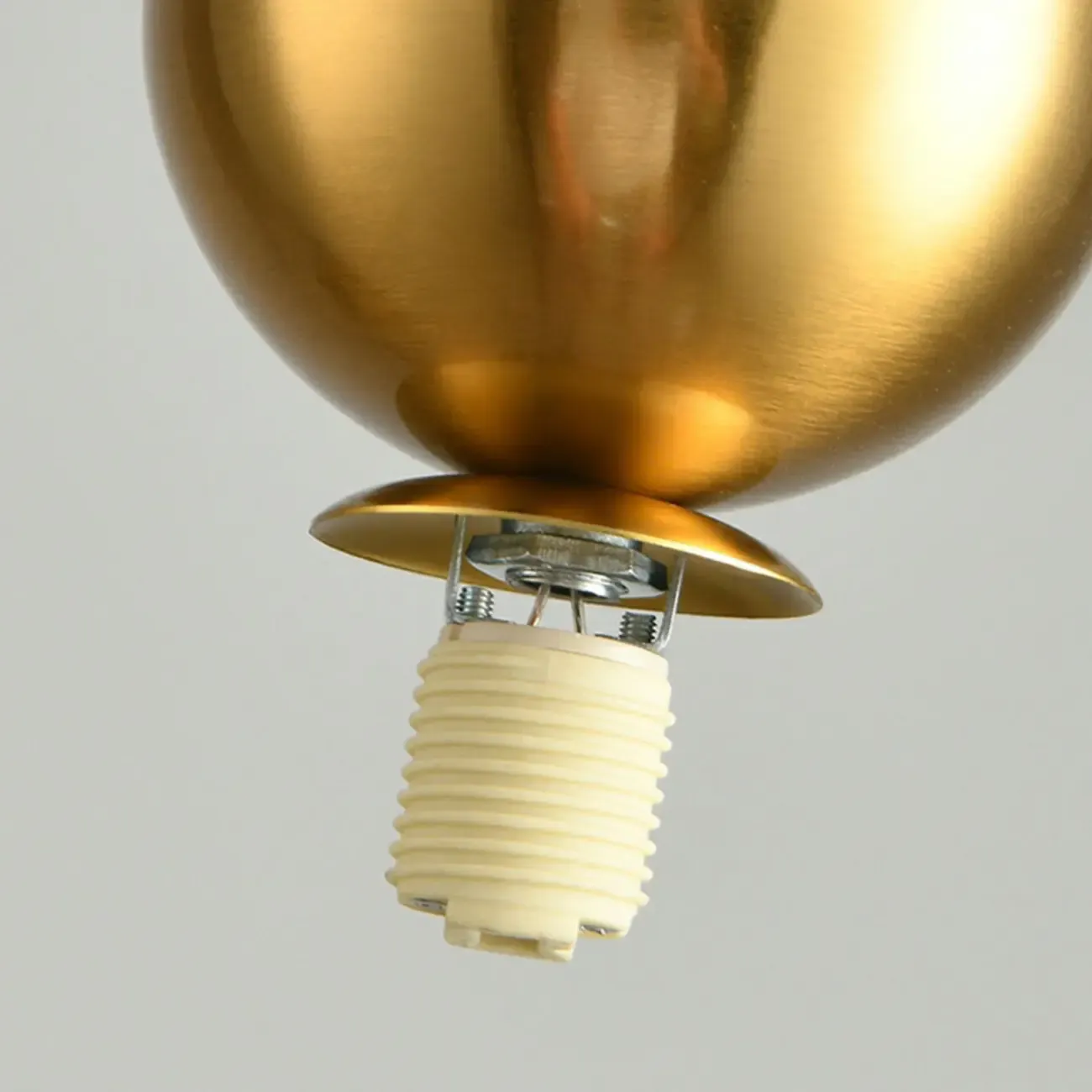 Nordic Frosted Glass Globe Ceiling Light with Extended Cord Image - 19