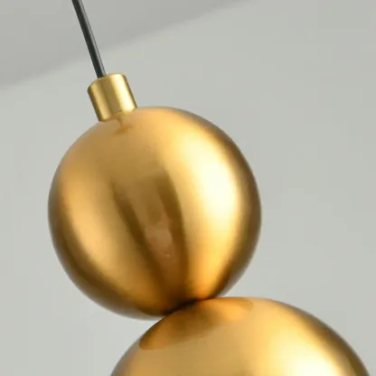 Nordic Frosted Glass Globe Ceiling Light with Extended Cord Image - 20