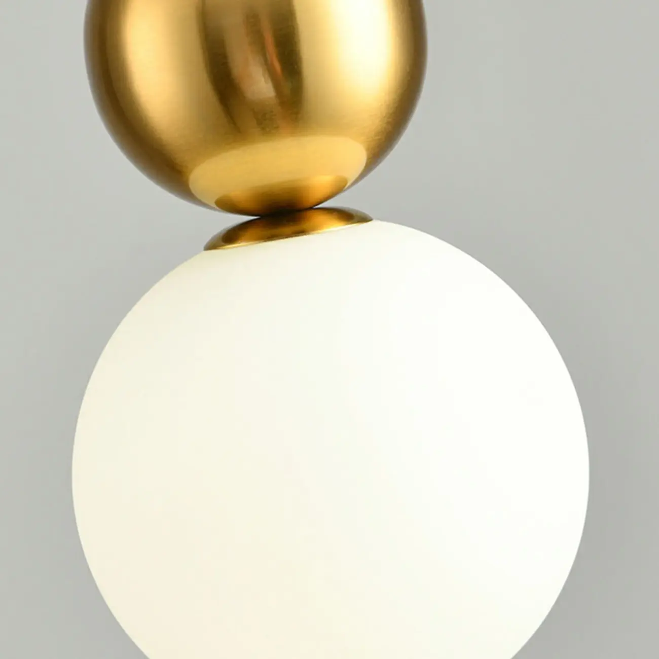 Nordic Frosted Glass Globe Ceiling Light with Extended Cord Image - 21 | homeyfad