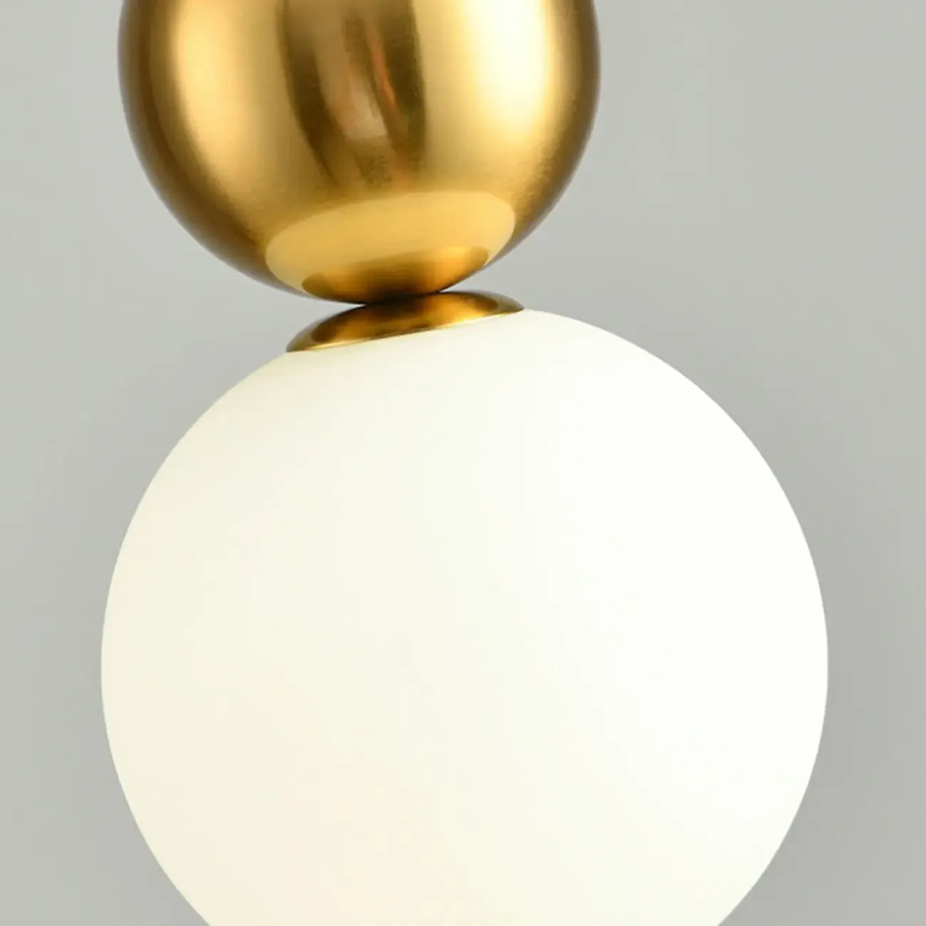 Nordic Frosted Glass Globe Ceiling Light with Extended Cord Image - 21