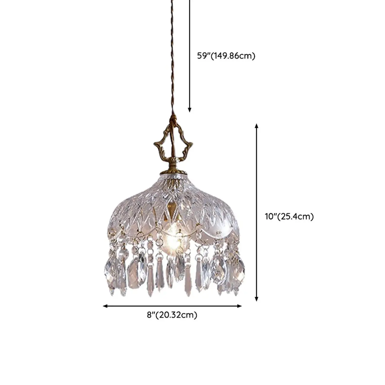 Elegant Clear Crystal Chandelier with Luxurious Accents for Living Room Image - 16 | homeyfad