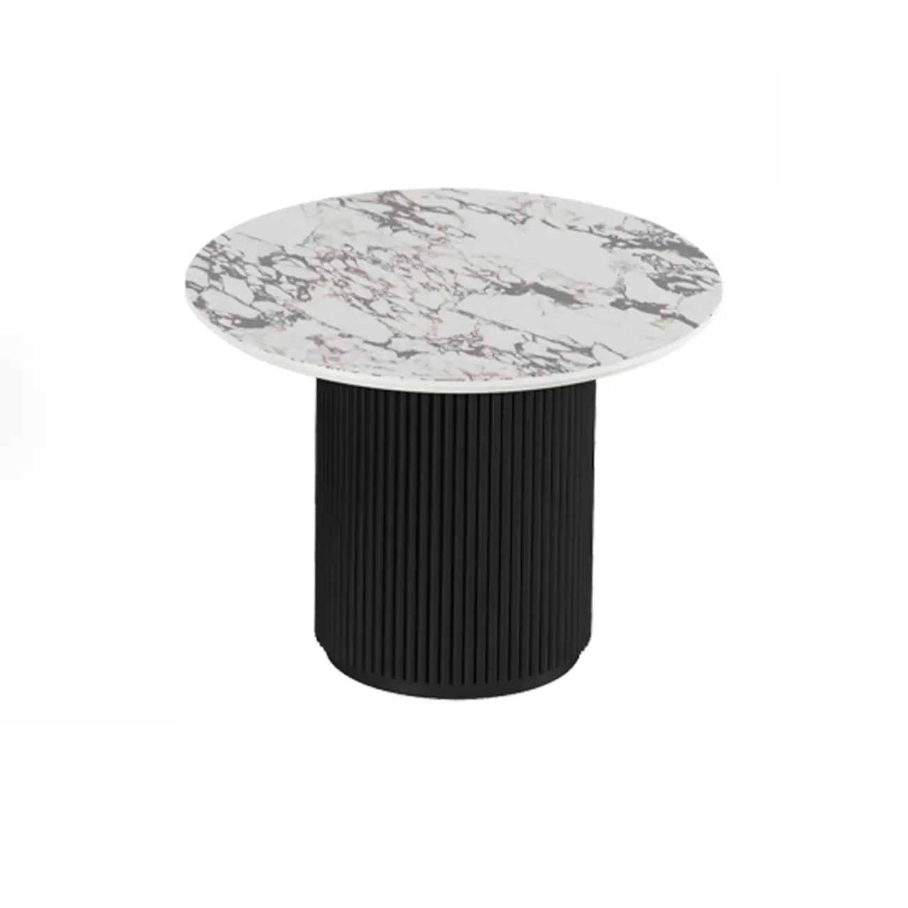 Modern White Nesting Coffee Table Set in Round Design Image - 13 | homeyfad