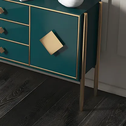 Luxury Wooden Sideboard with 3 Drawers & 2 Cabinets Image - 12