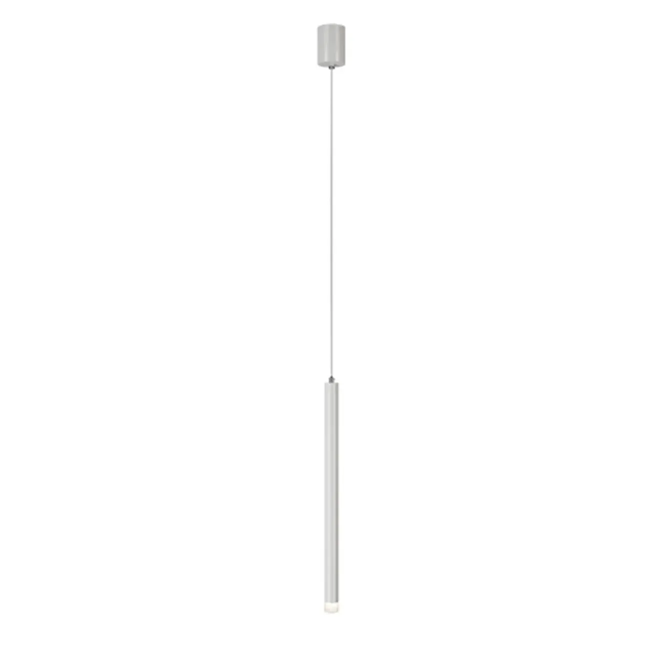 Nordic Sleek Black Linear LED Pendant Light for Living Room Image - 2