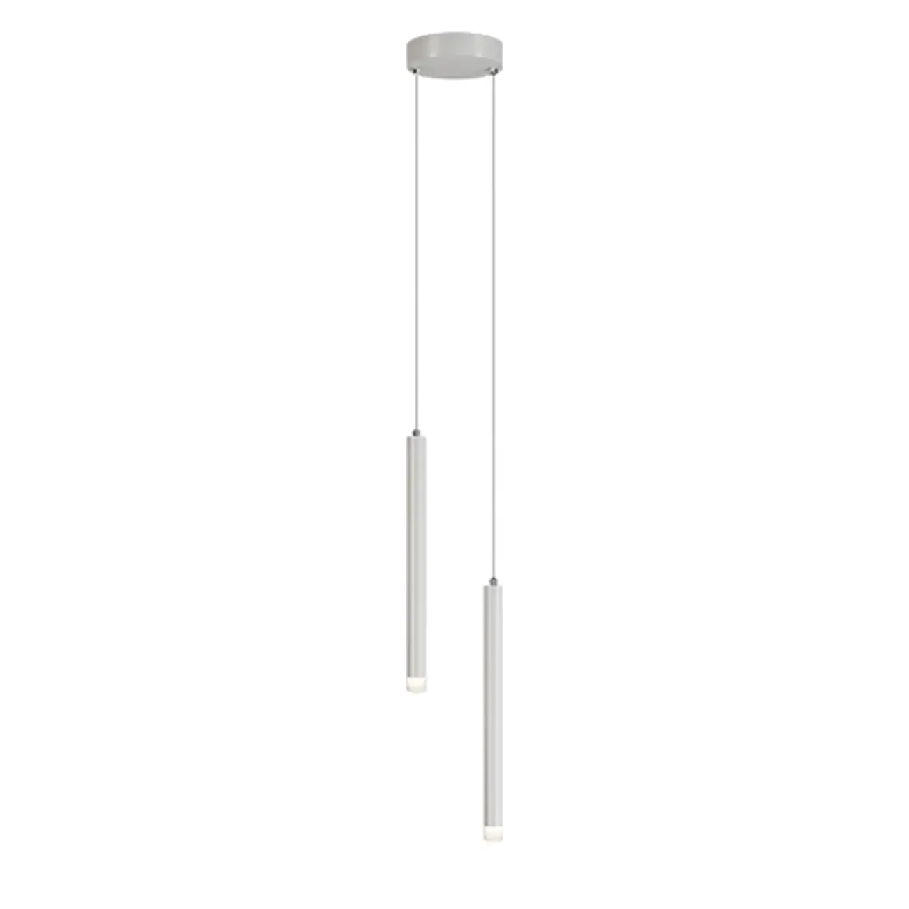 Nordic Sleek Black Linear LED Pendant Light for Living Room Image - 7