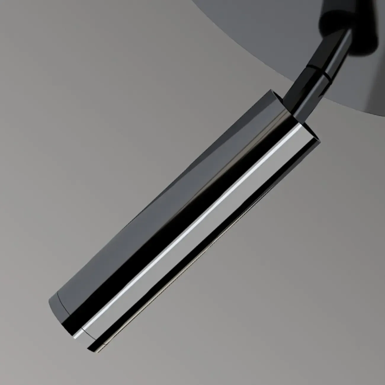Nordic Sleek Black Linear LED Pendant Light for Living Room Image - 18