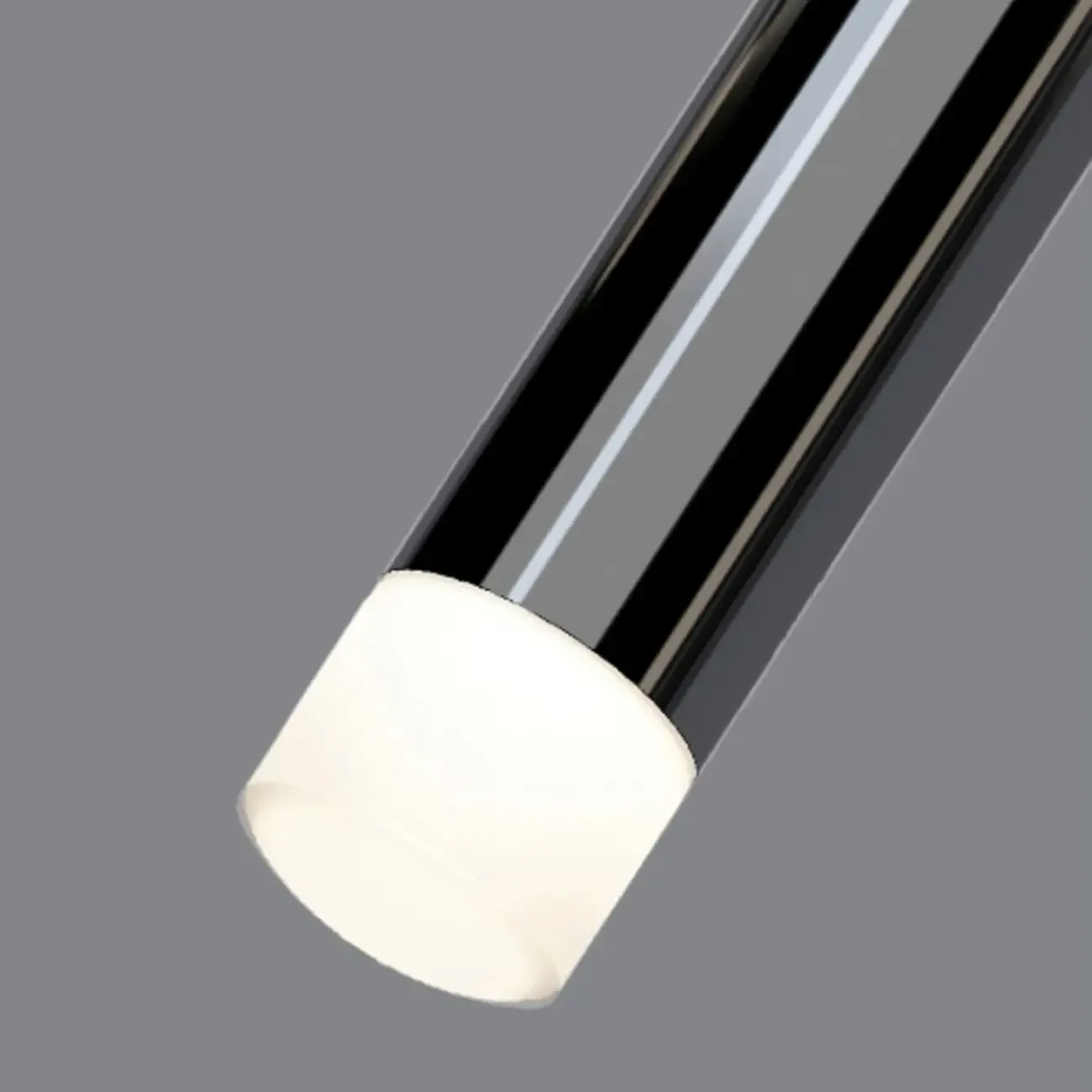 Nordic Sleek Black Linear LED Pendant Light for Living Room Image - 20