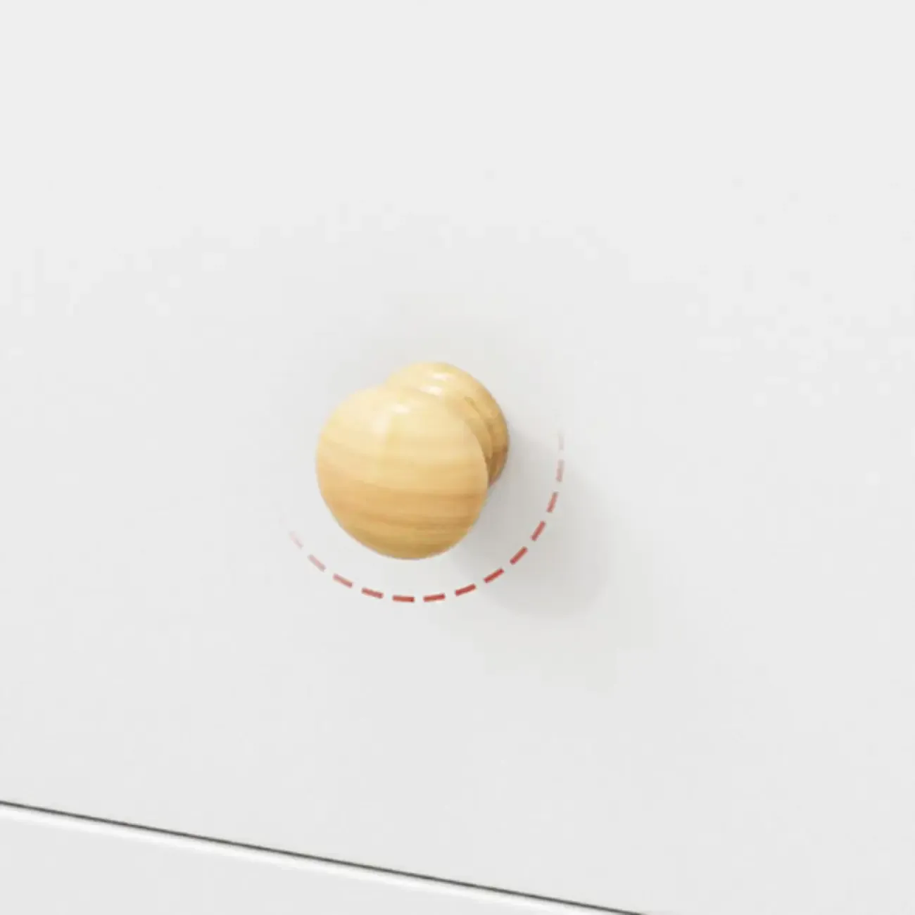 Modish White Wooden Bedside Table with Open Shelf and Drawers Image - 7