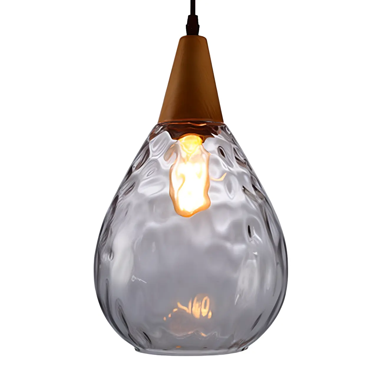 Dune Color Glass Drop Pendant Light for Home Decor Image - 7 | homeyfad