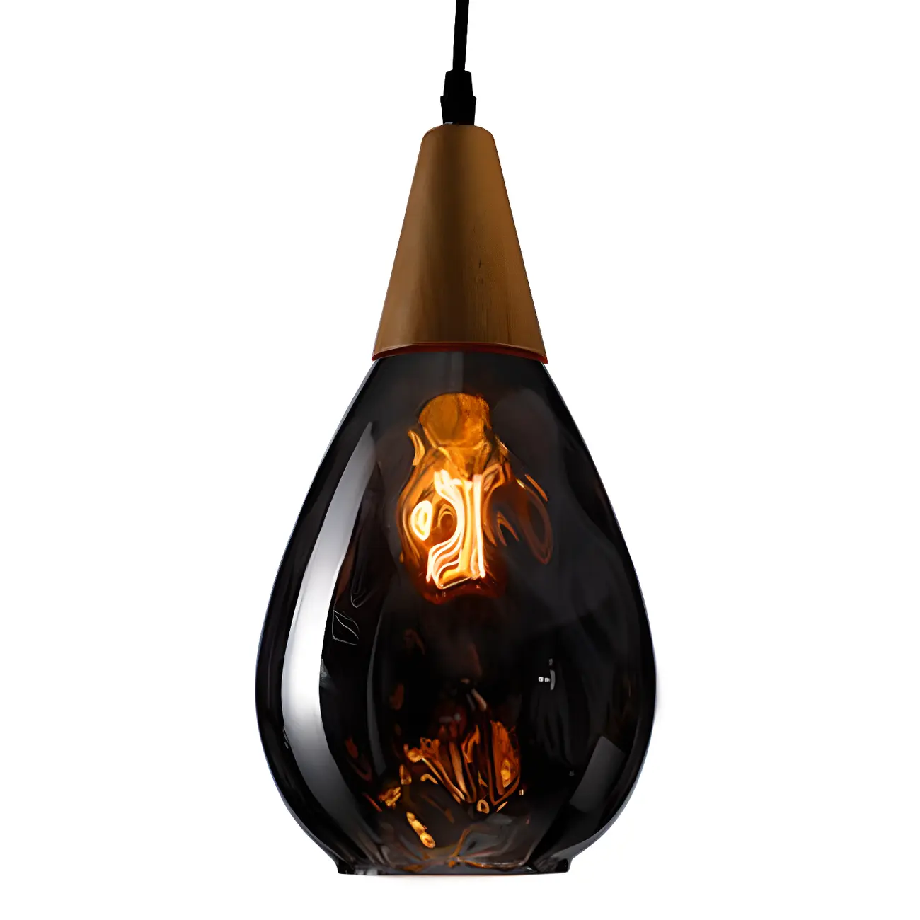 Dune Color Glass Drop Pendant Light for Home Decor Image - 8 | homeyfad