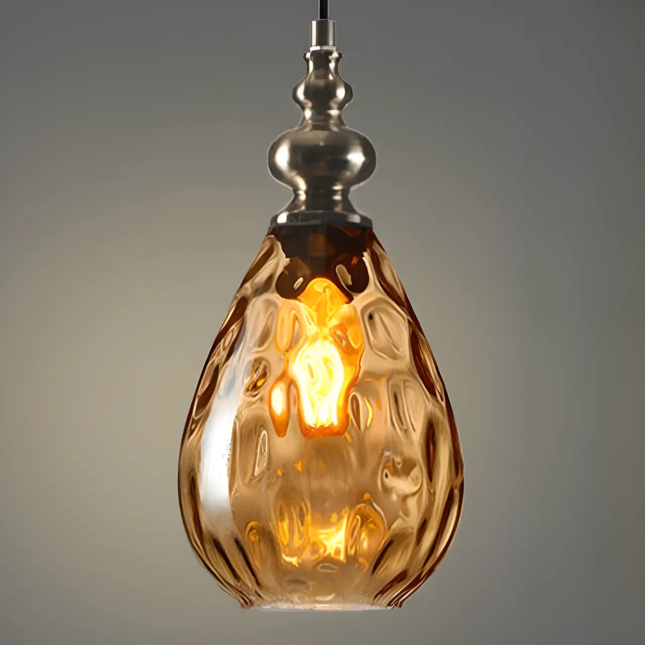 Dune Color Glass Drop Pendant Light for Home Decor Image - 12 | homeyfad