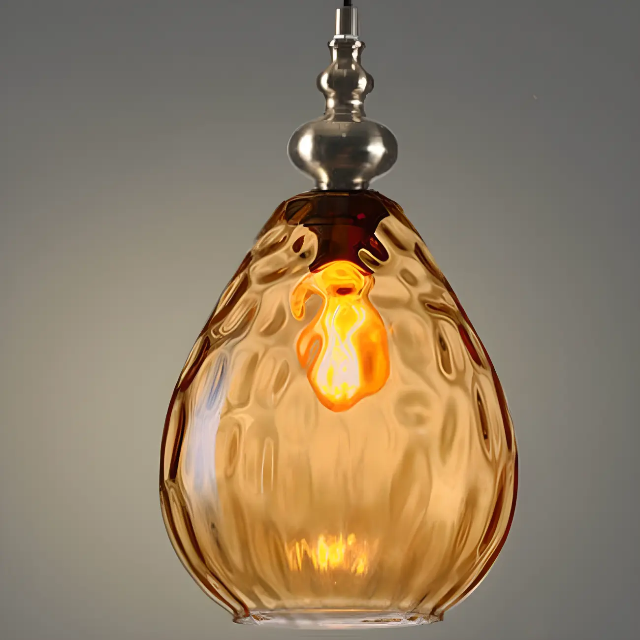 Dune Color Glass Drop Pendant Light for Home Decor Image - 13 | homeyfad