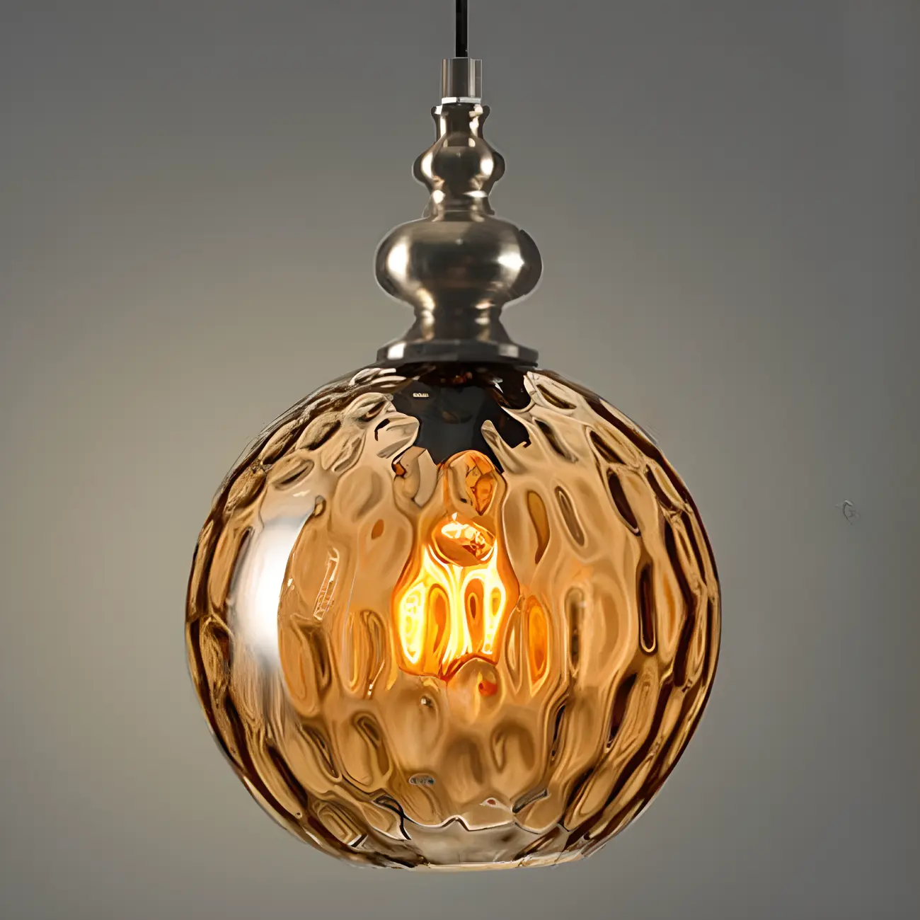Dune Color Glass Drop Pendant Light for Home Decor Image - 14 | homeyfad