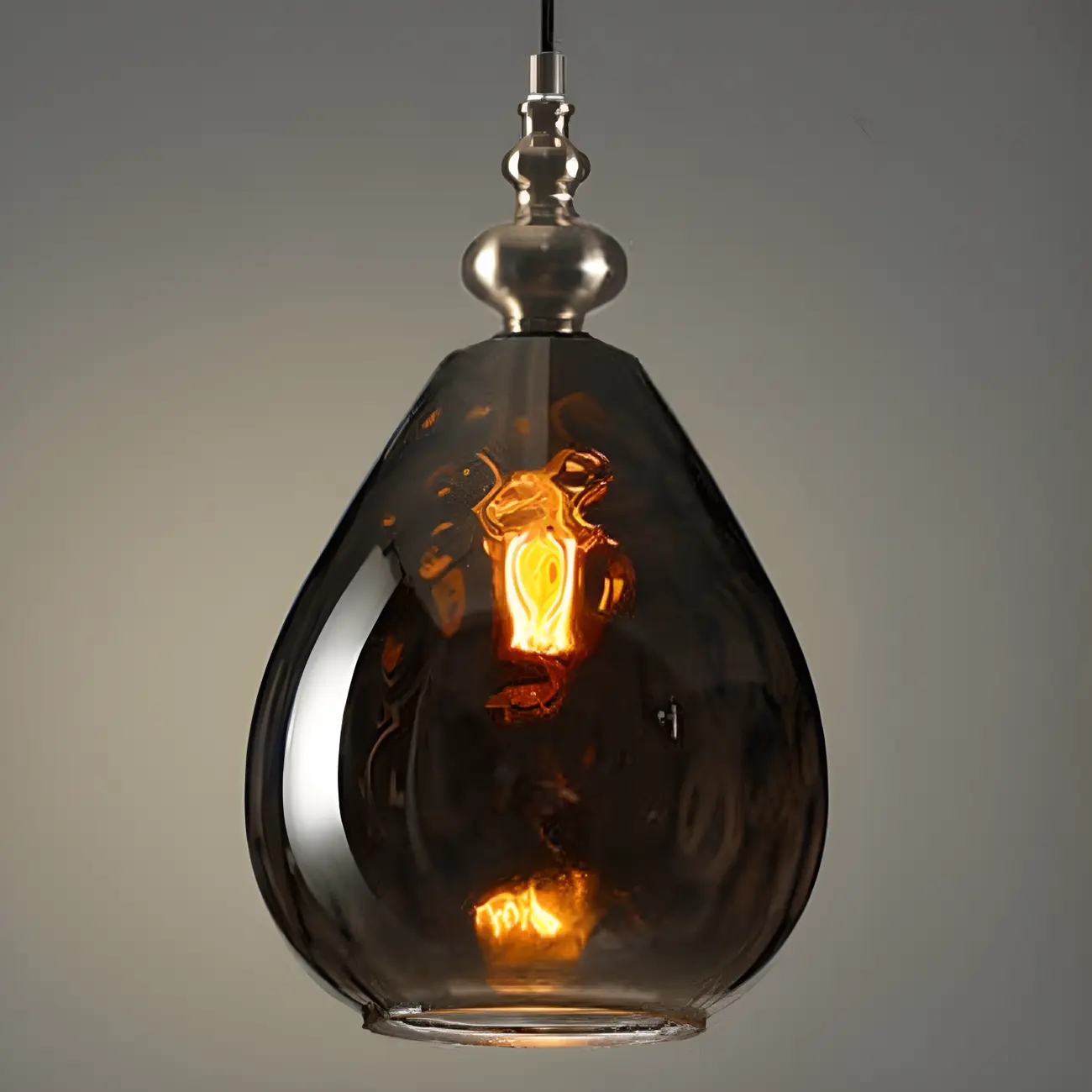 Dune Color Glass Drop Pendant Light for Home Decor Image - 17 | homeyfad