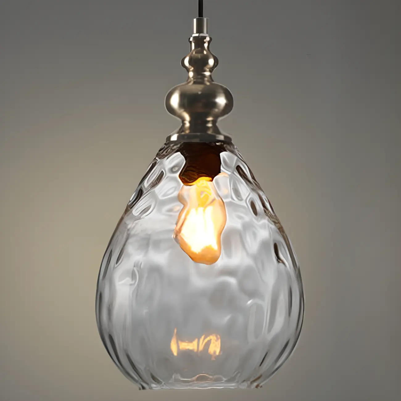 Dune Color Glass Drop Pendant Light for Home Decor Image - 19 | homeyfad