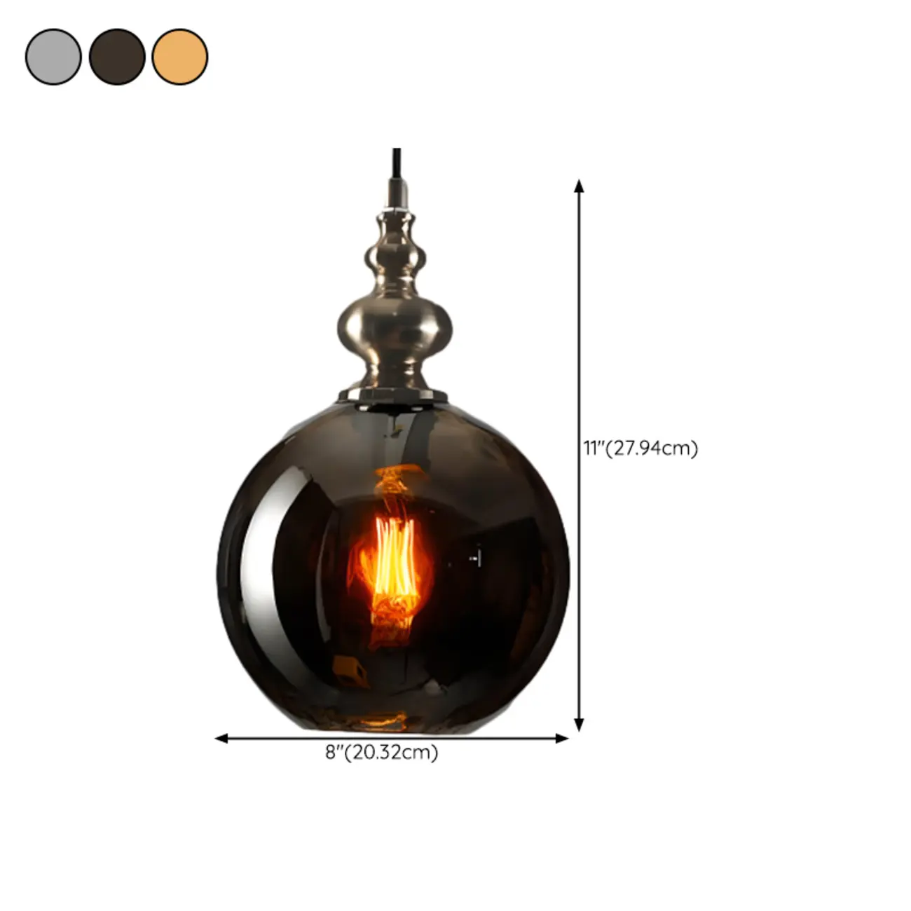 Dune Color Glass Drop Pendant Light for Home Decor Image - 26 | homeyfad