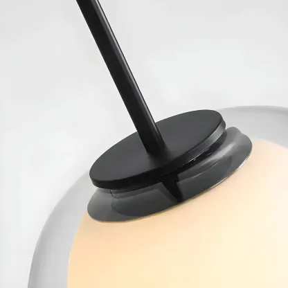 Contemporary Jelly White Glass Dome Pendant Light for Restaurant Image - 10