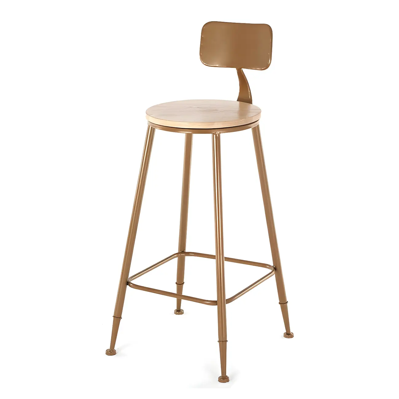 Elegant Long Bar Table with Wooden Stools Image - 14 | homeyfad